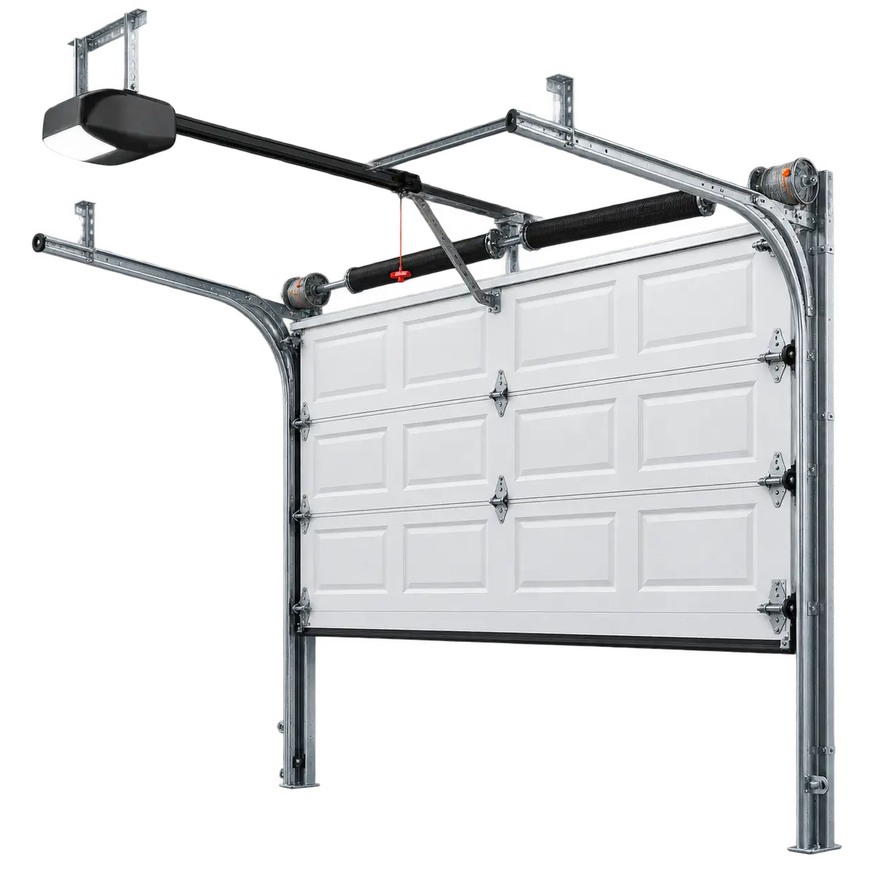 Modern residential garage door